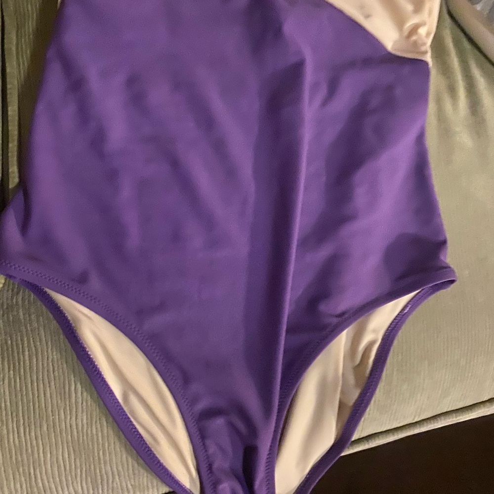 Fashion Colour block one piece halter swimwear - Picture 12 of 13